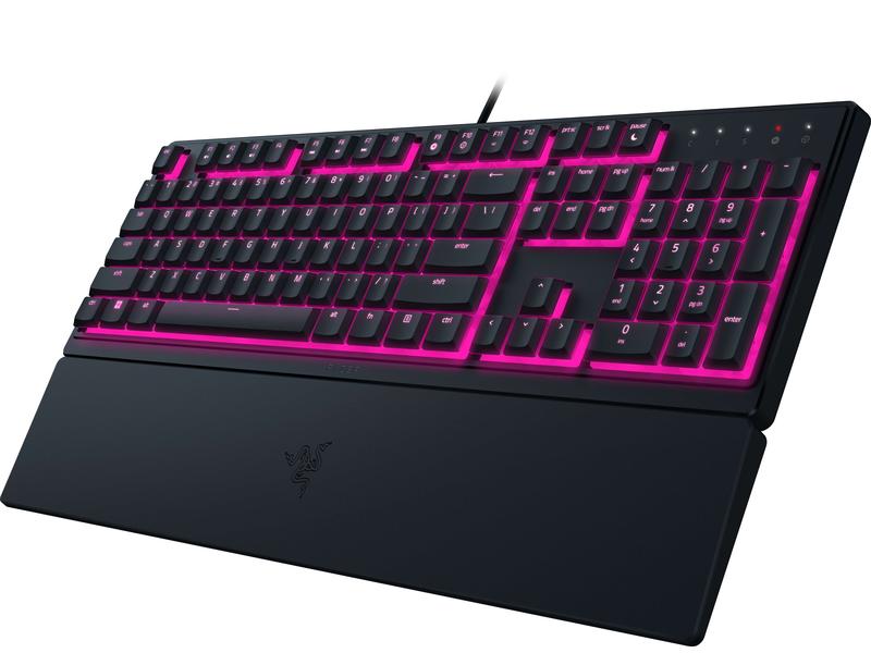 Razer Gaming-Tastatur Ornata V3 X Flache Mecha-Membran-RGB-Gaming-Tastatur mit CH-Layout