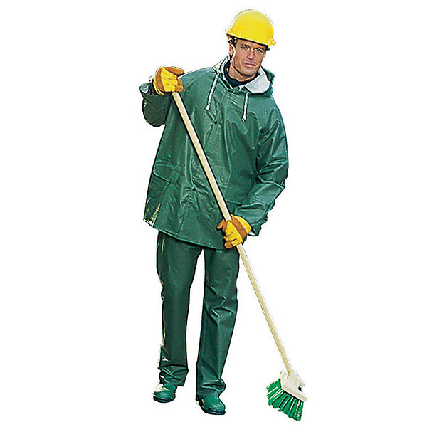 Ensemble de pluie vert Delta Plus, taille M-L