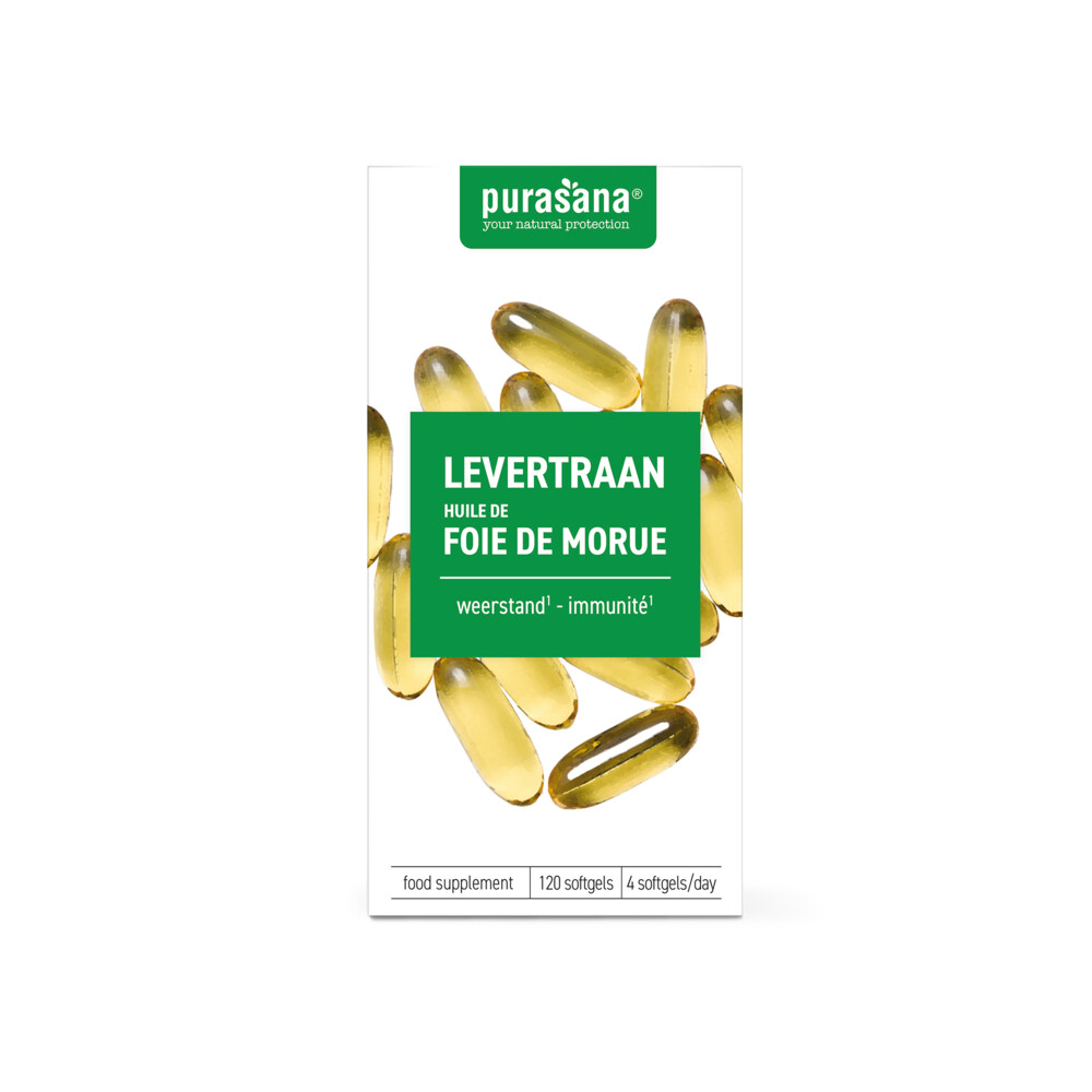 Purasana Single Extracts Oils Levertraan Softgels120 capsules