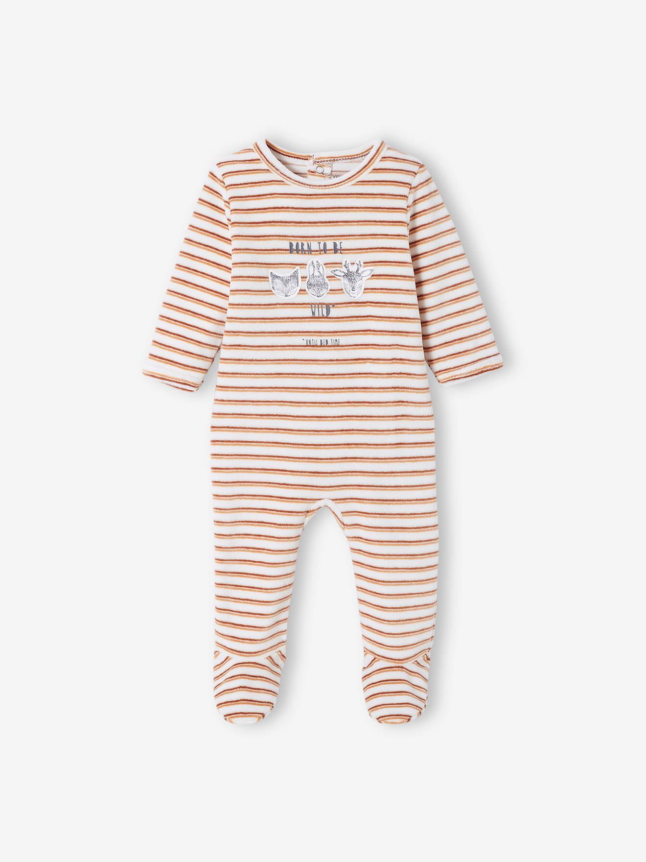 Conjunto de 2 macacões de veludo bicolor verde-escuro 