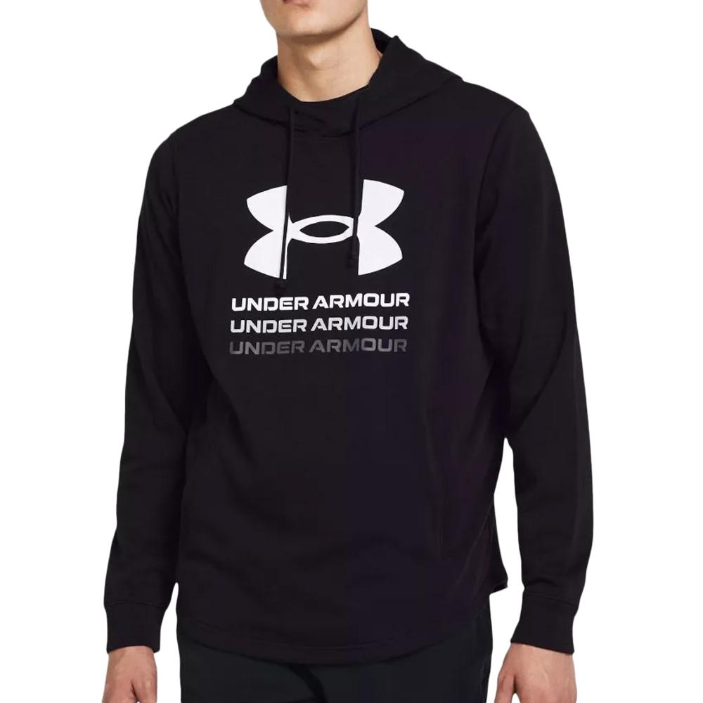 Under Armour Sweat Capuche Noir Homme Under Armour Rival Fleece Logo