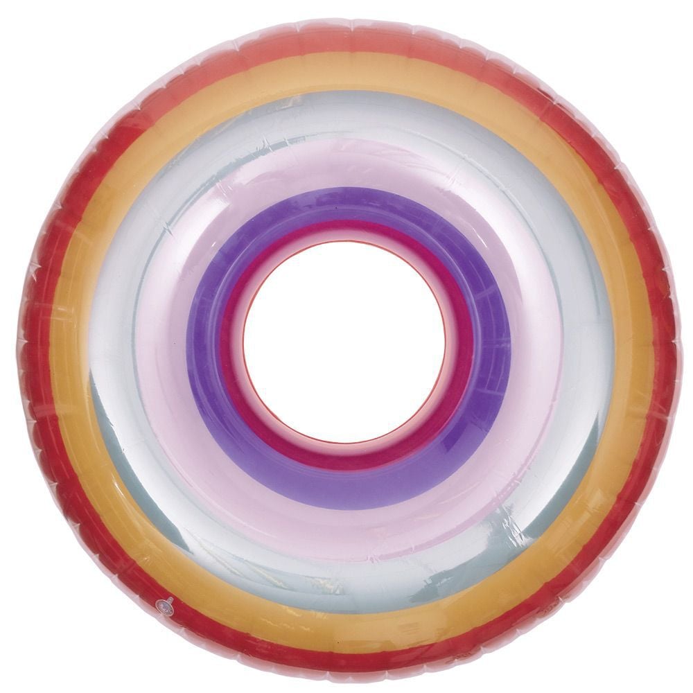 Bouée ronde arc en ciel Ø112cm