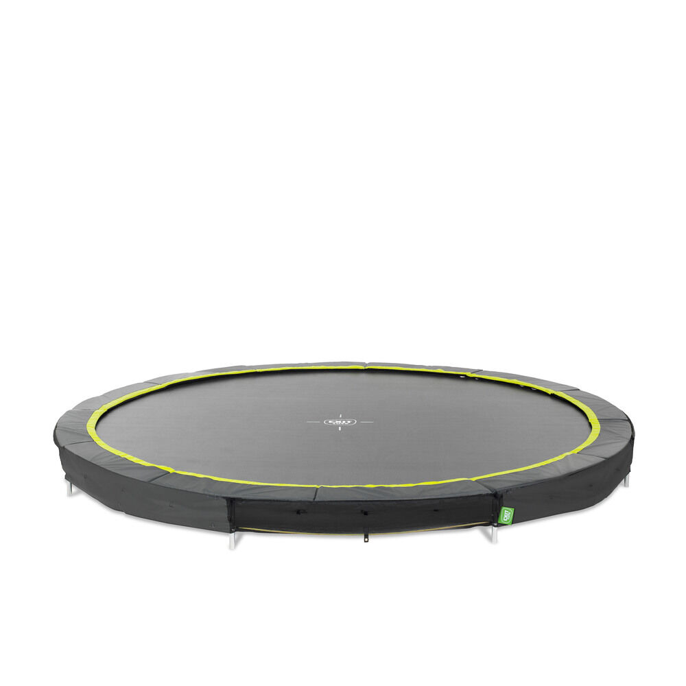 EXIT Silhouette inground - Trampoline - Zwart - 20x1x1 cm - 366 cm