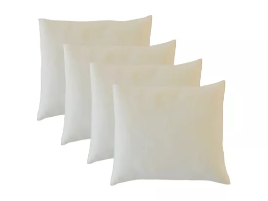 OLYMPE LITERIE | Lot de 4 oreillers 60x60 cm FLOCONS | Mémoire de forme