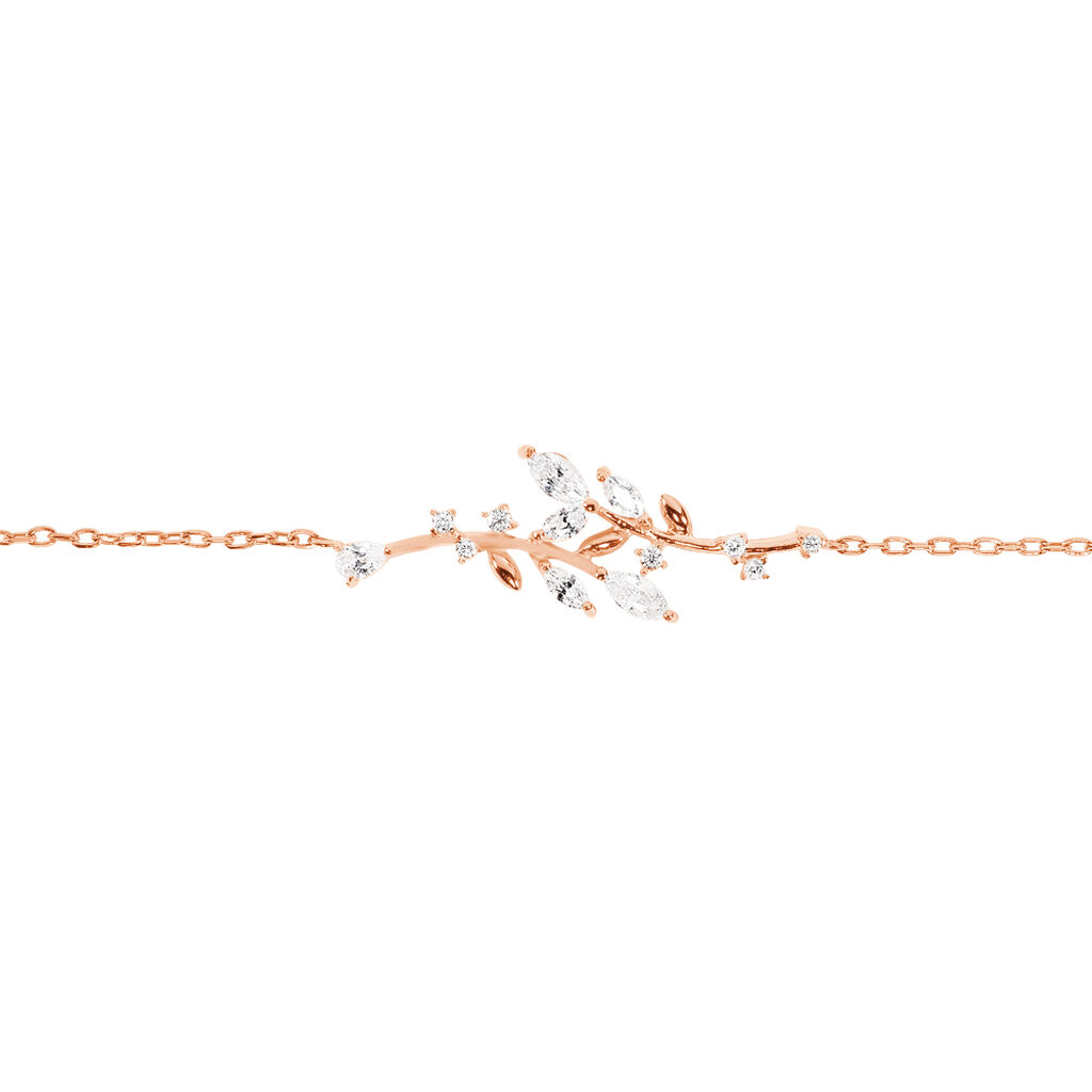 Bracelet Wendy Argent Rose Oxyde De Zirconium
