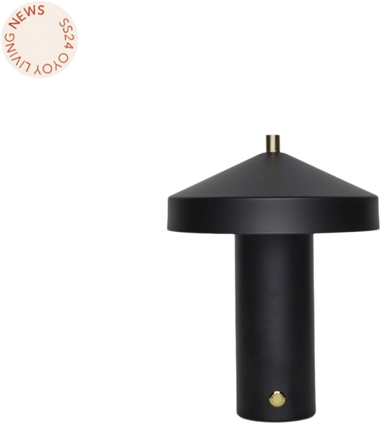 OYOY Living Design Hatto Portable Table Lamp Black