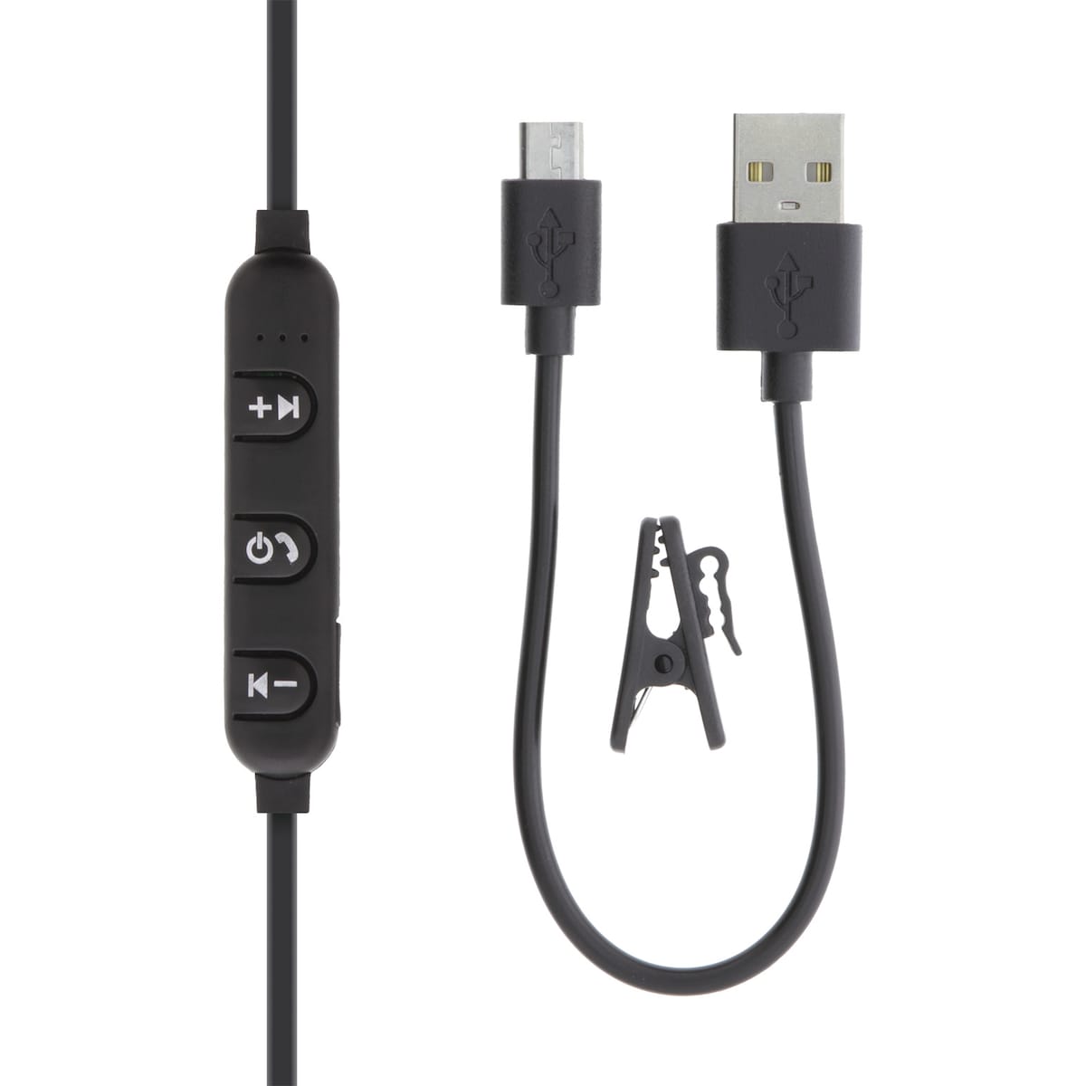 BT120 Stayinear BT headphones mic, control buttons black