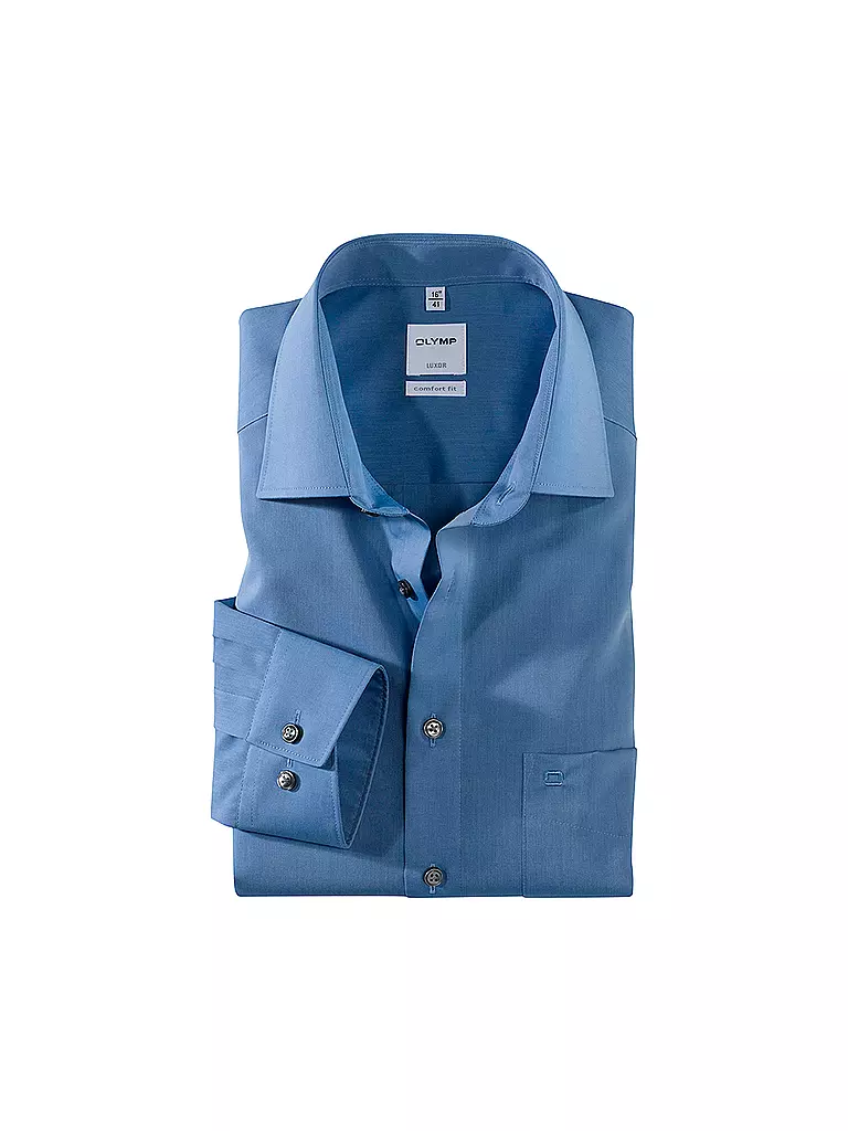 OLYMP Hemd Comfort Fit blau