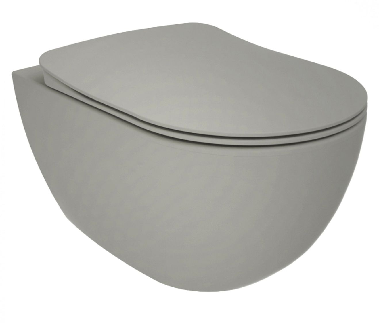 Sanigoods Alpha hangend toilet grijs