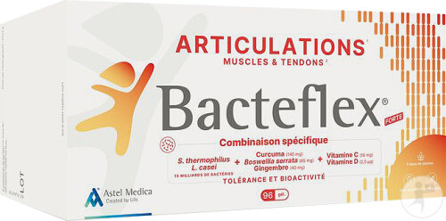 Bacteflex Forte Flexibilité Des Articulations Muscles Et Tendons Complément Alimentaire 96 Gélules