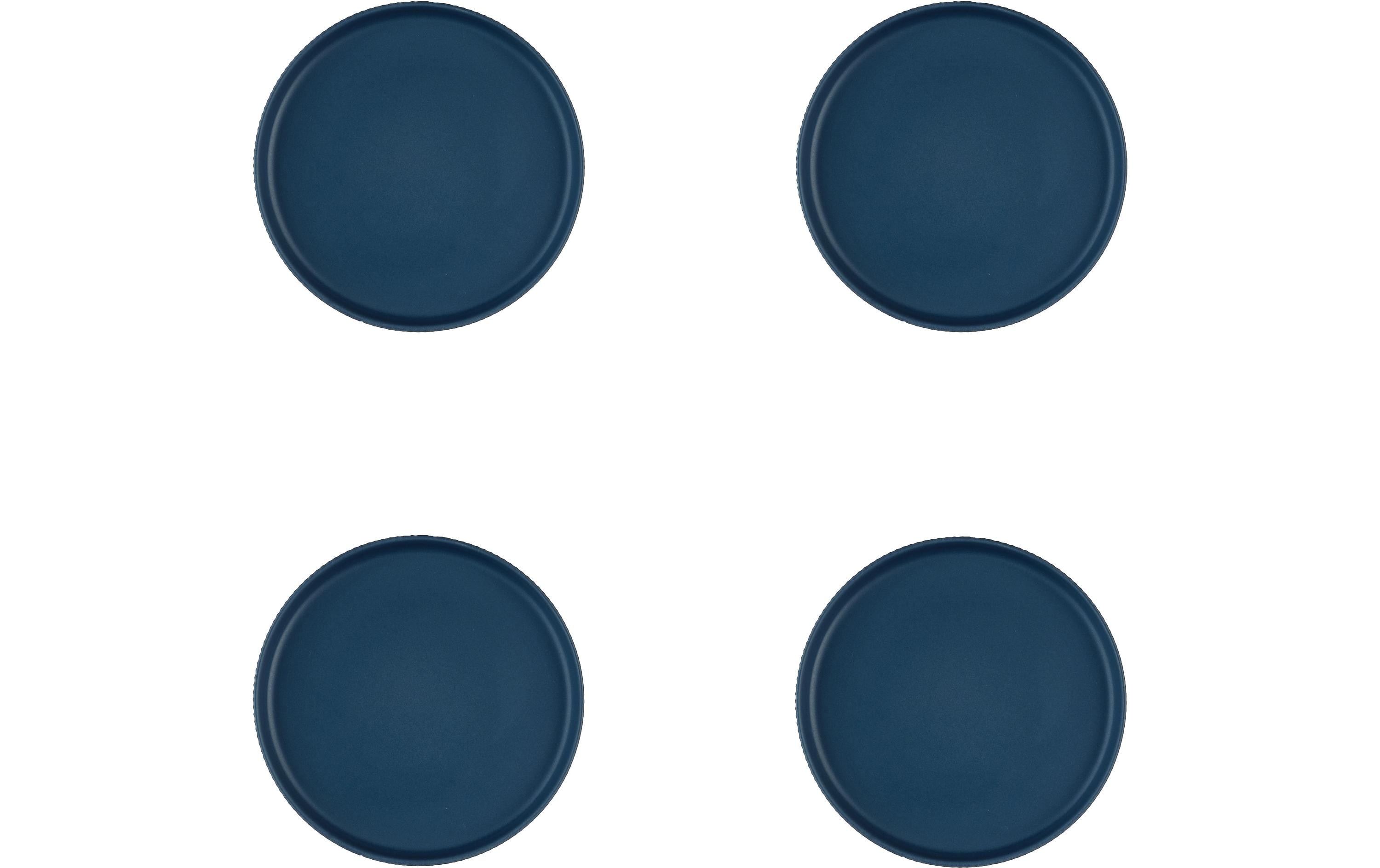 Teller-Set Scandi Ø 16.5 cm, 4 Stück, MarineblauVorspeisen- und kleine Servierteller