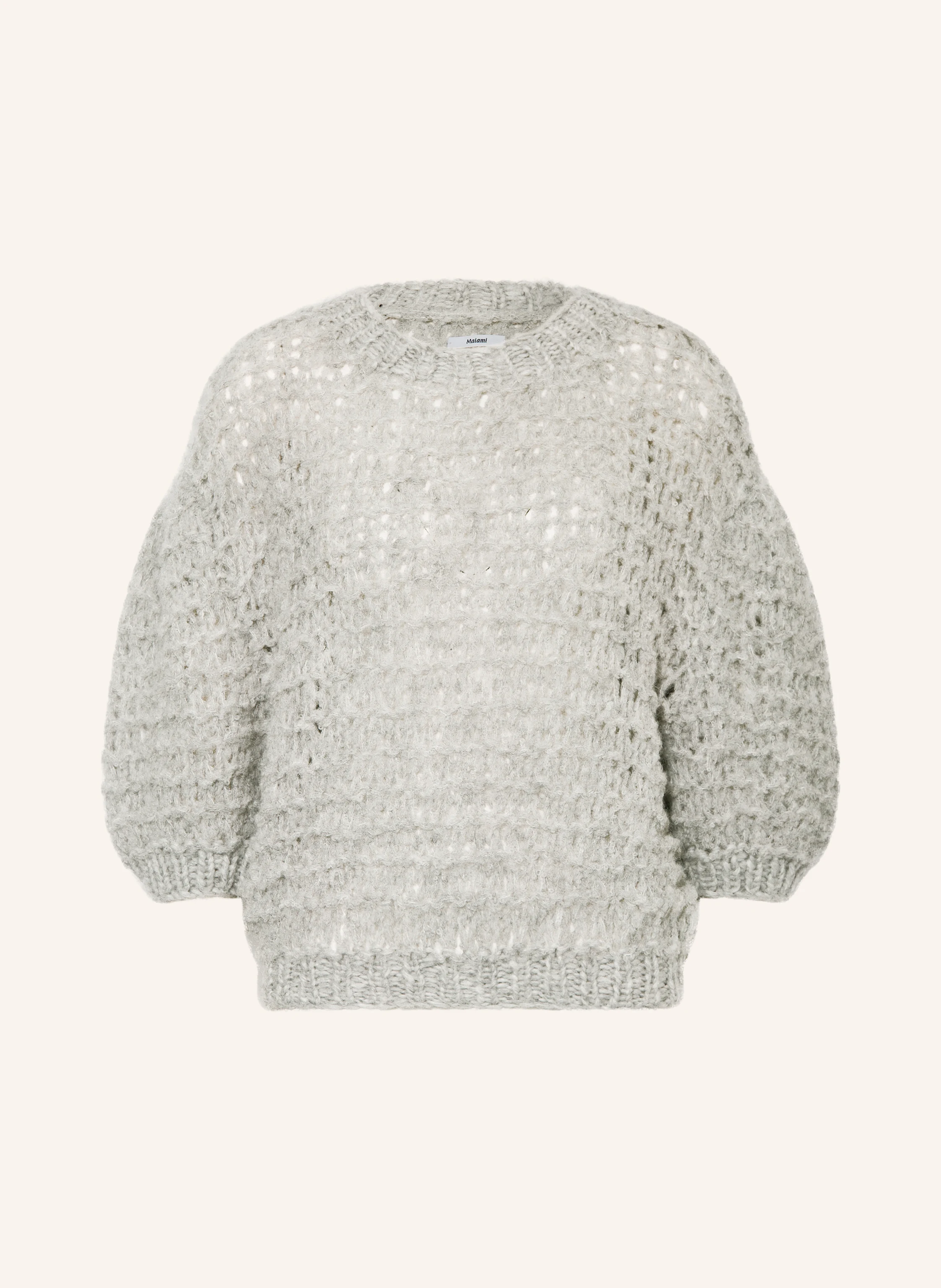 MAIAMI Alpaka-Pullover mit 3/4-Arm