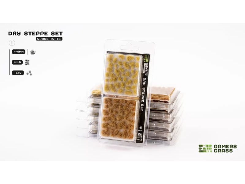 GamersGrass Tufts Wild Dry Steppe Set Hochwertiges Basingset für den Gelände- und Miniaturenbau