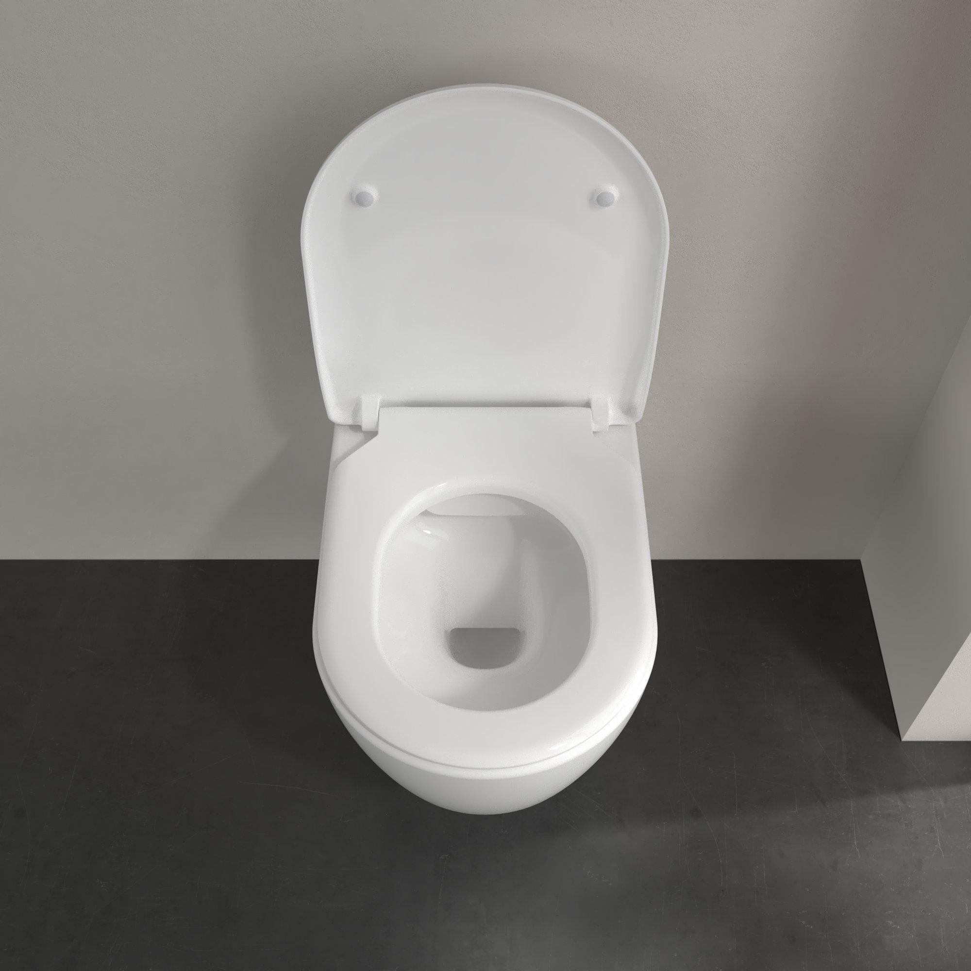 Villeroy & Boch Avento slimseat softclose toiletzitting met quick release wit glans