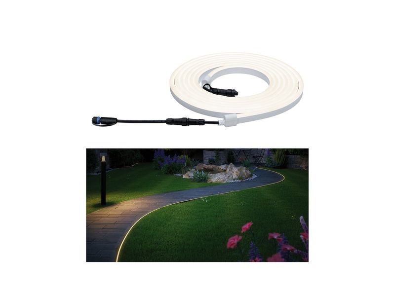 Paulmann LED-Stripe Plug & Shine Neon Light 3000 K, 5 m Licht-Band für das Paulmann Plag & Shine System