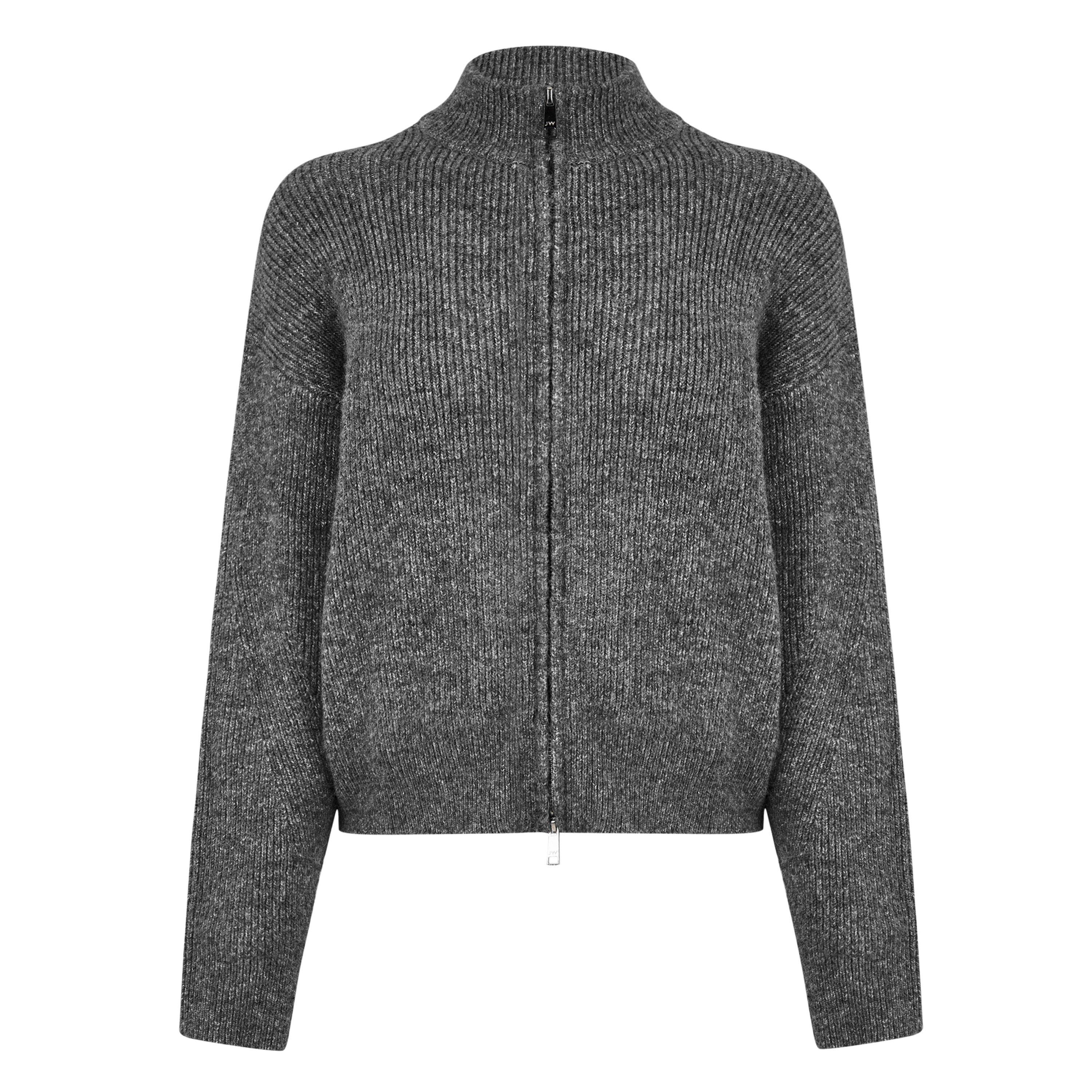 Jack Wills JW High Neck Zip Through Jumper