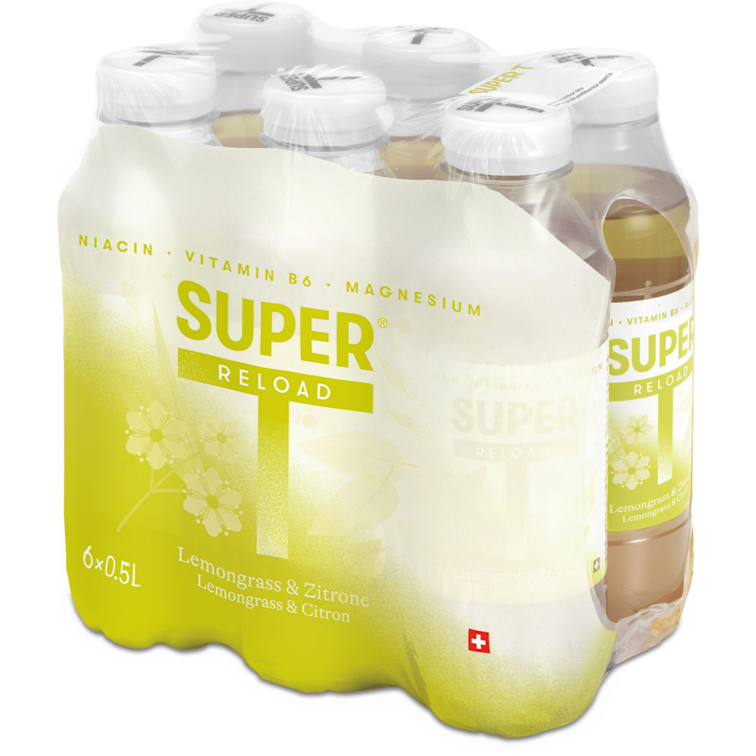 Super T Reload Lemongrass & Zitrone 6x50cl -300cl