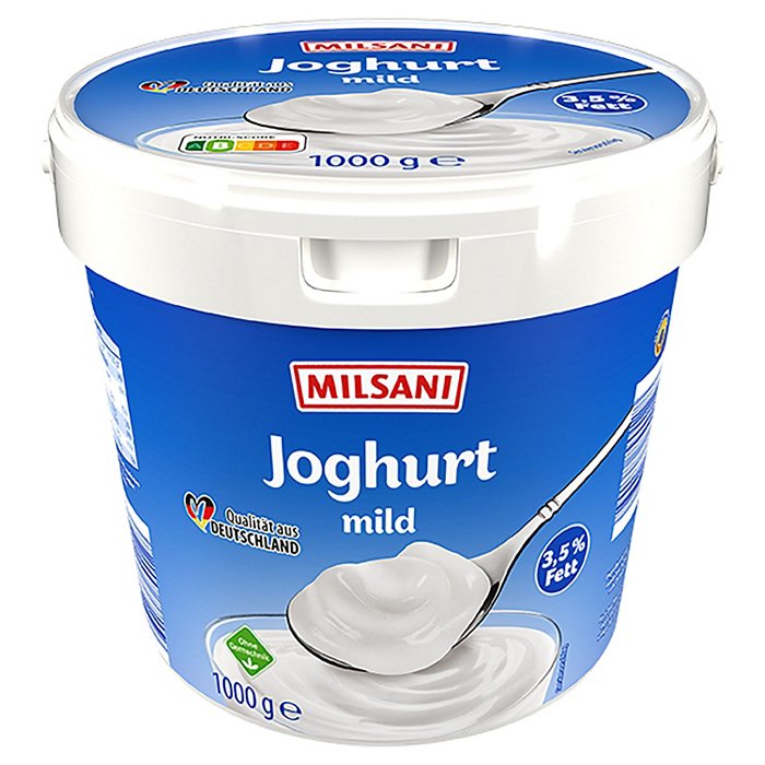 MILSANI Naturjoghurt 1 kg, 3,5 % Fett