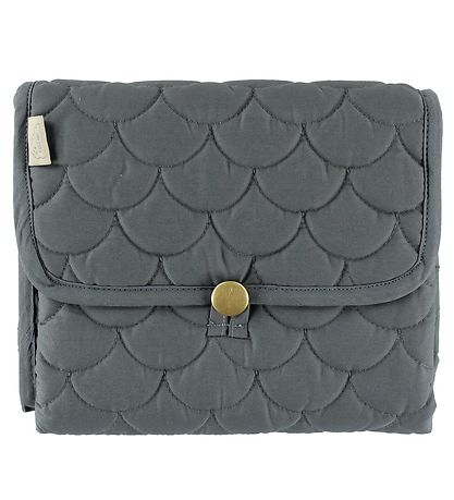 Cam Cam wickelunterlage - Quilted - 70x44 cm - Kohle
