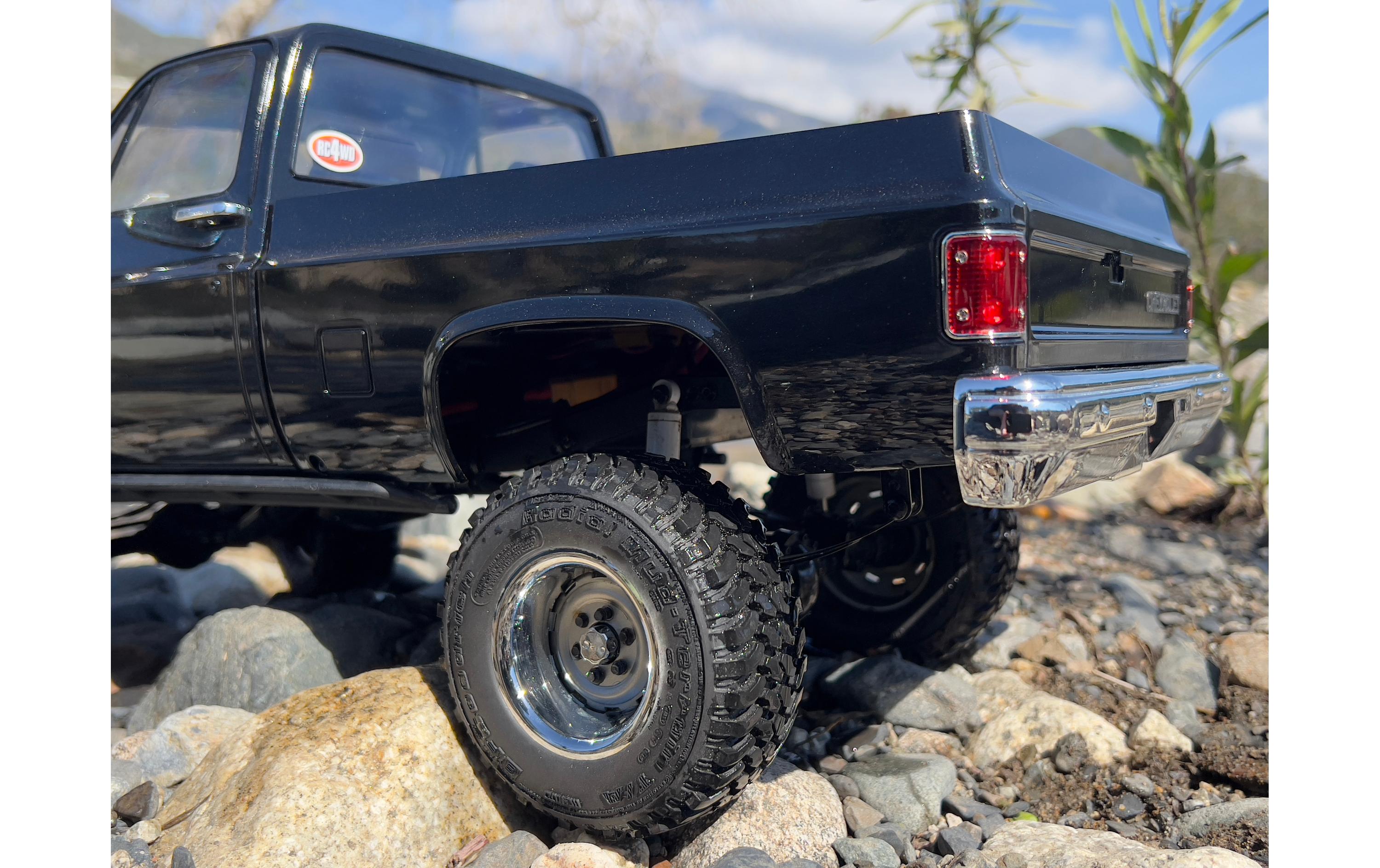 Scale Crawler Trail Finder 2 LWB Chevy K10 Schwarz RTR, 1:10<br>Scale Chevrolet K10 Scottsdale Pick-up Off-Road Modell