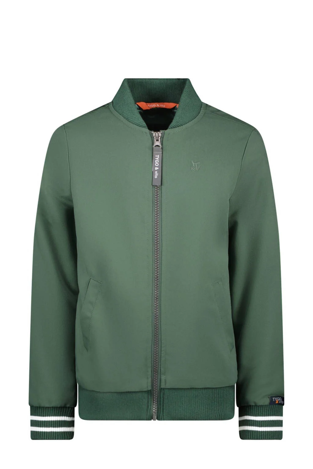 TYGO & vito sweatvest groen