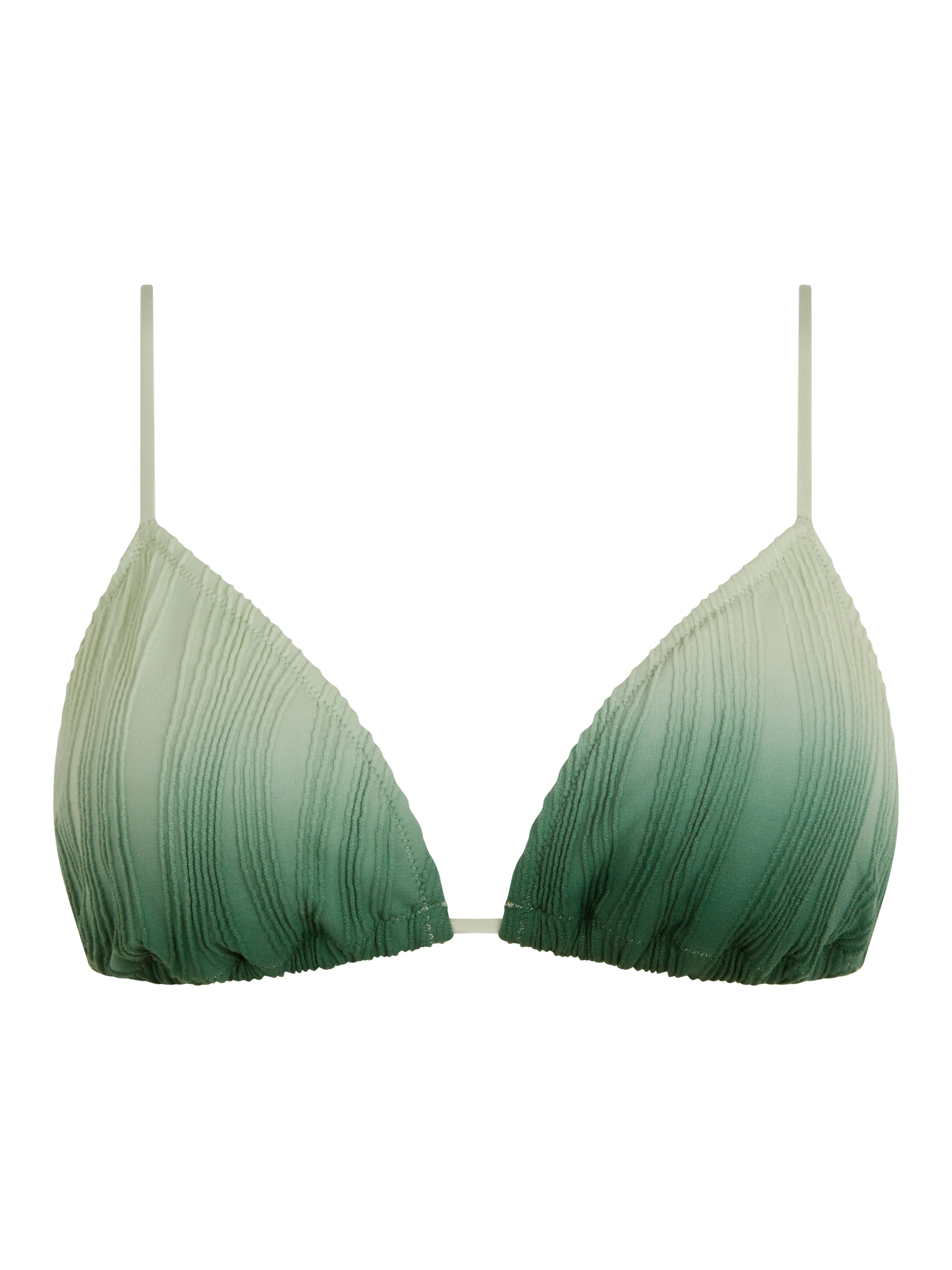 SWIM ONE SIZE - Haut de maillot de bain triangle coques amovibles | Vert