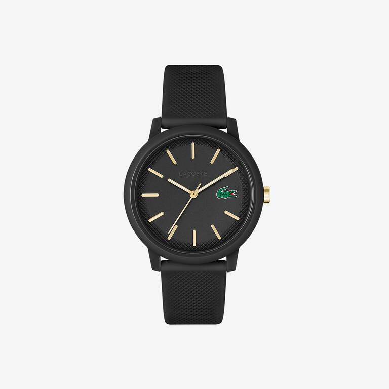 Montre homme Lacoste.12.12 3 aiguilles en silicone noir Montres - Blanc - Lacoste - Homme