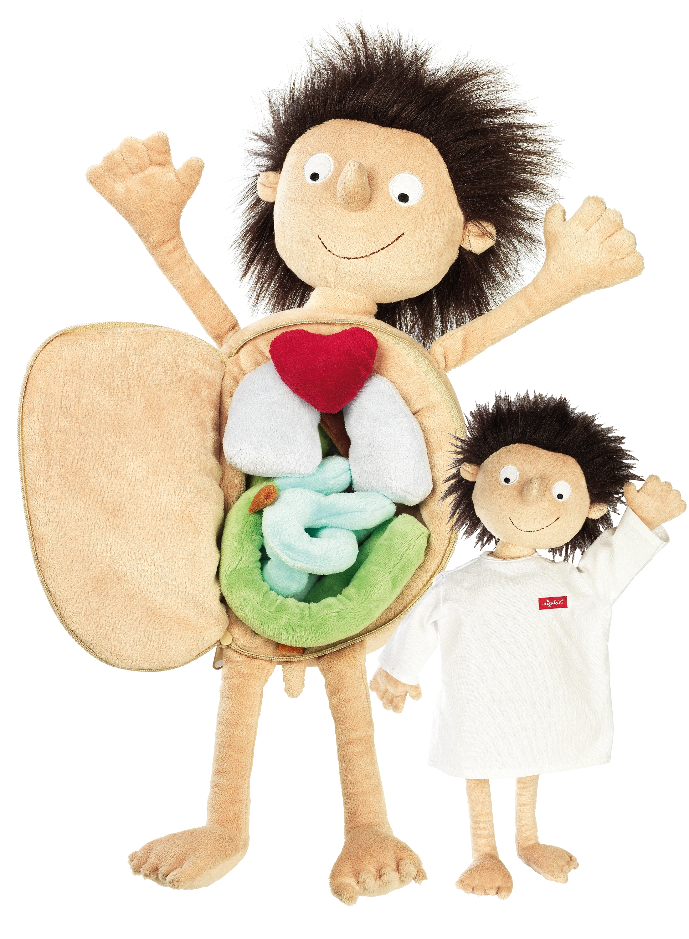 Lern-Puppe ERWIN – DER KLEINE PATIENT in bunt
