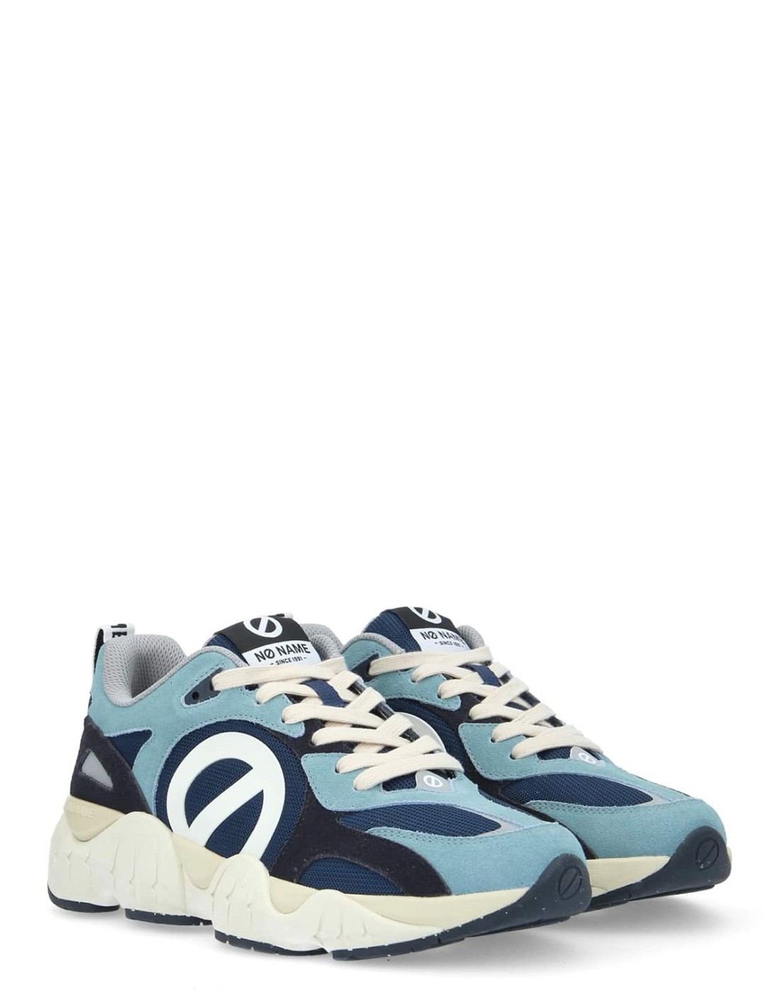 no name Baskets de ville Homme Krazee Runner M Bleu Daim