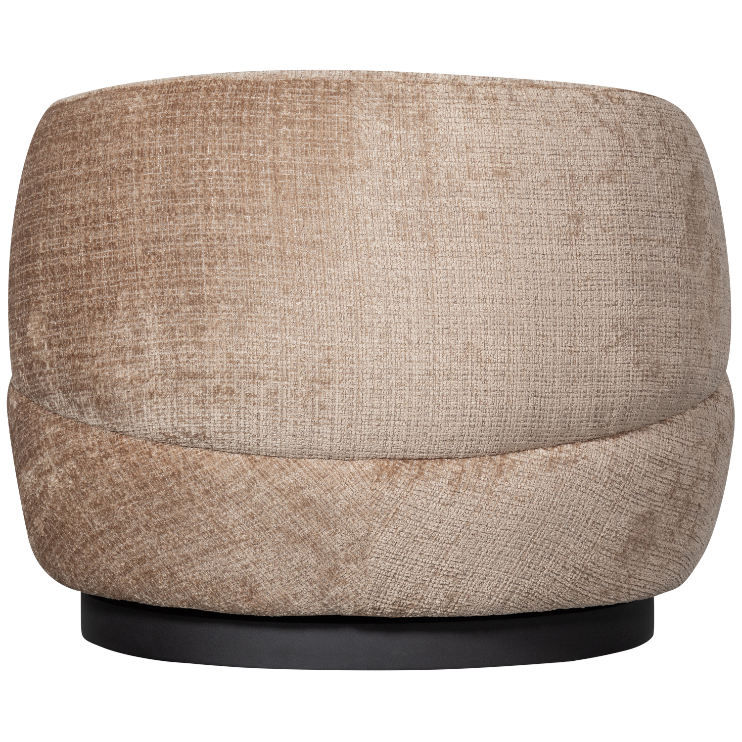 WOOOD Woolly Draaifauteuil - Zand Chenille