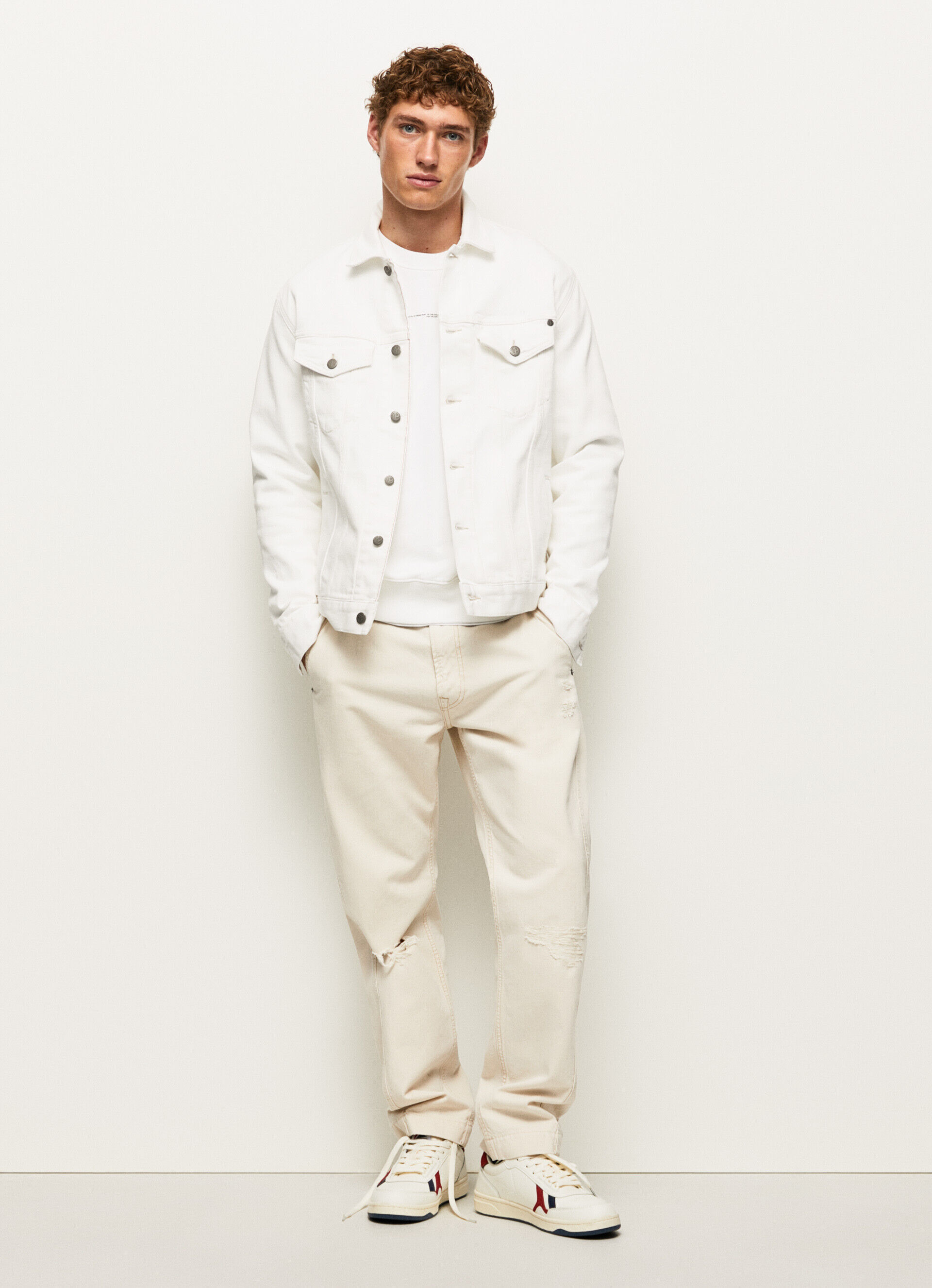 JAQUETA JEANS DE CORTE REGULAR - jeans