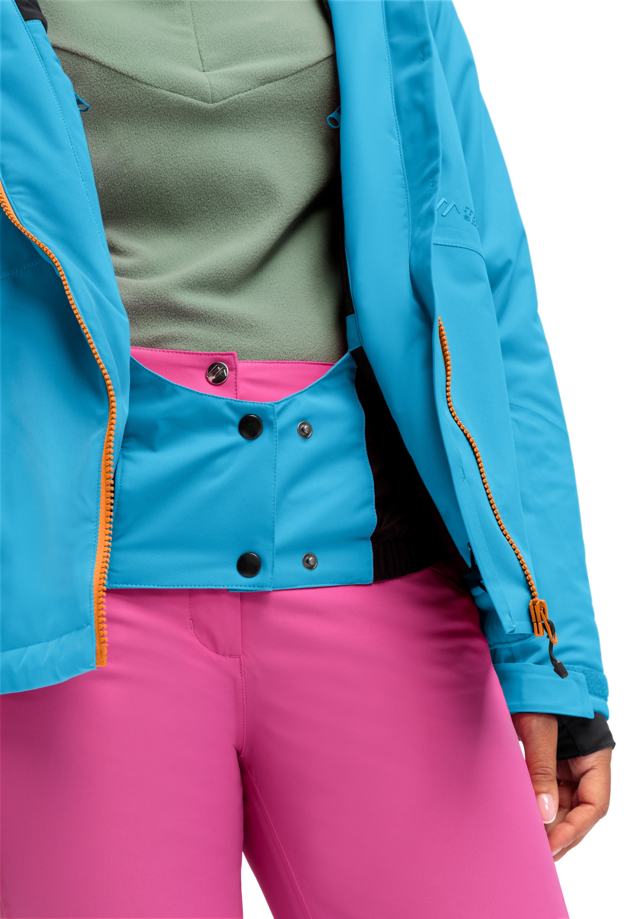 Maier Sports Skijacke »Straja« Damen Winterjacke, wind/wasserdicht, 3 RV-Taschen und Kapuze