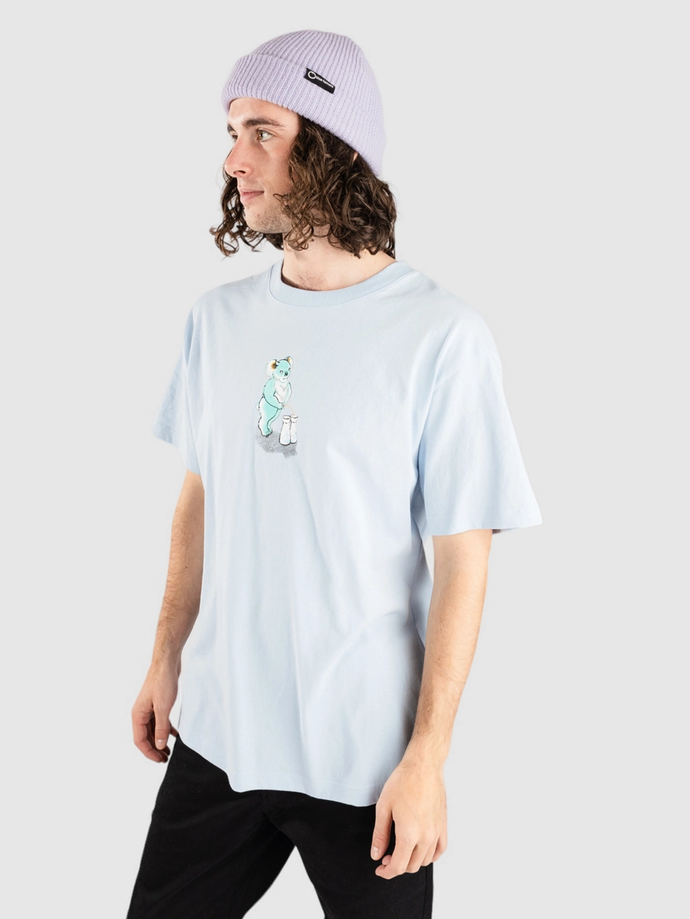 Pass Port Sake T-Shirt powder blue