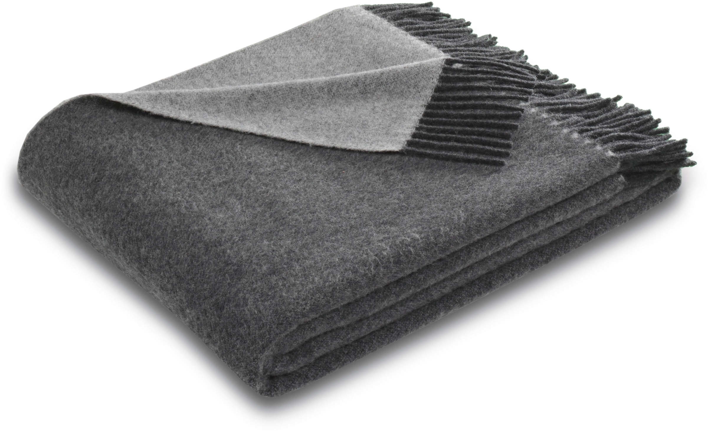 Biederlack Plaid »Lars« mit Fransen, Kuscheldecke