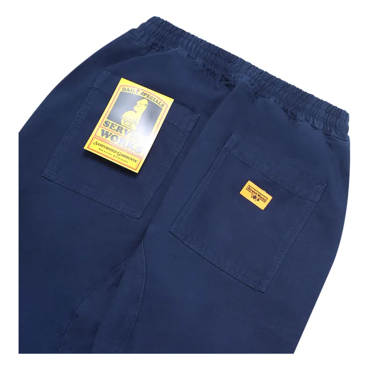 Service Works Pantalon Classic Chef Coton Bio | Bleu marine