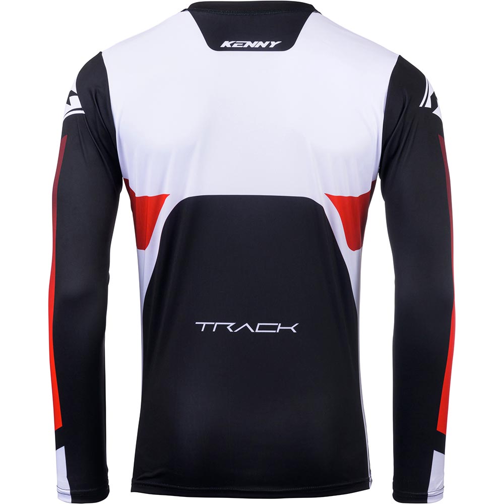 Kenny - Maillot Track Focus Noir / Rouge / Blanc