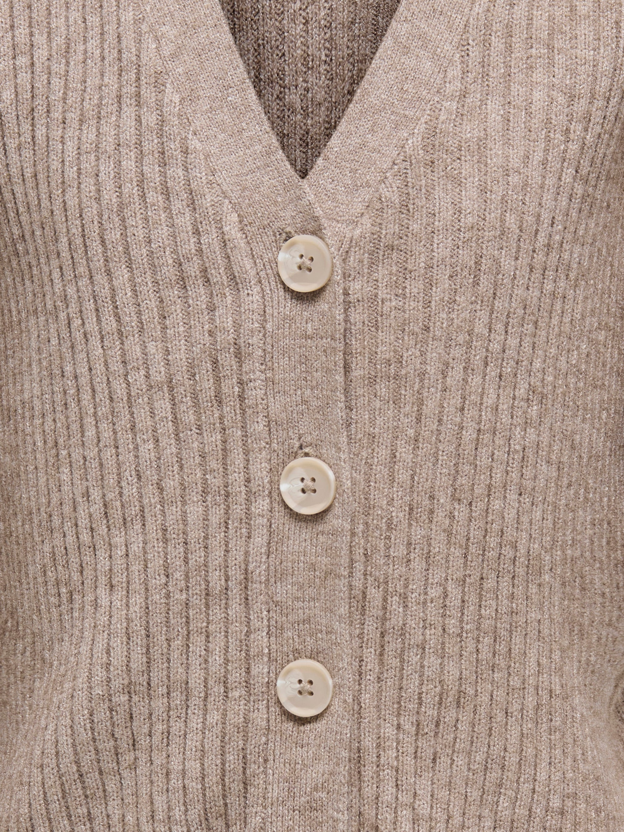 KOGMANDY Strickjacke Beige