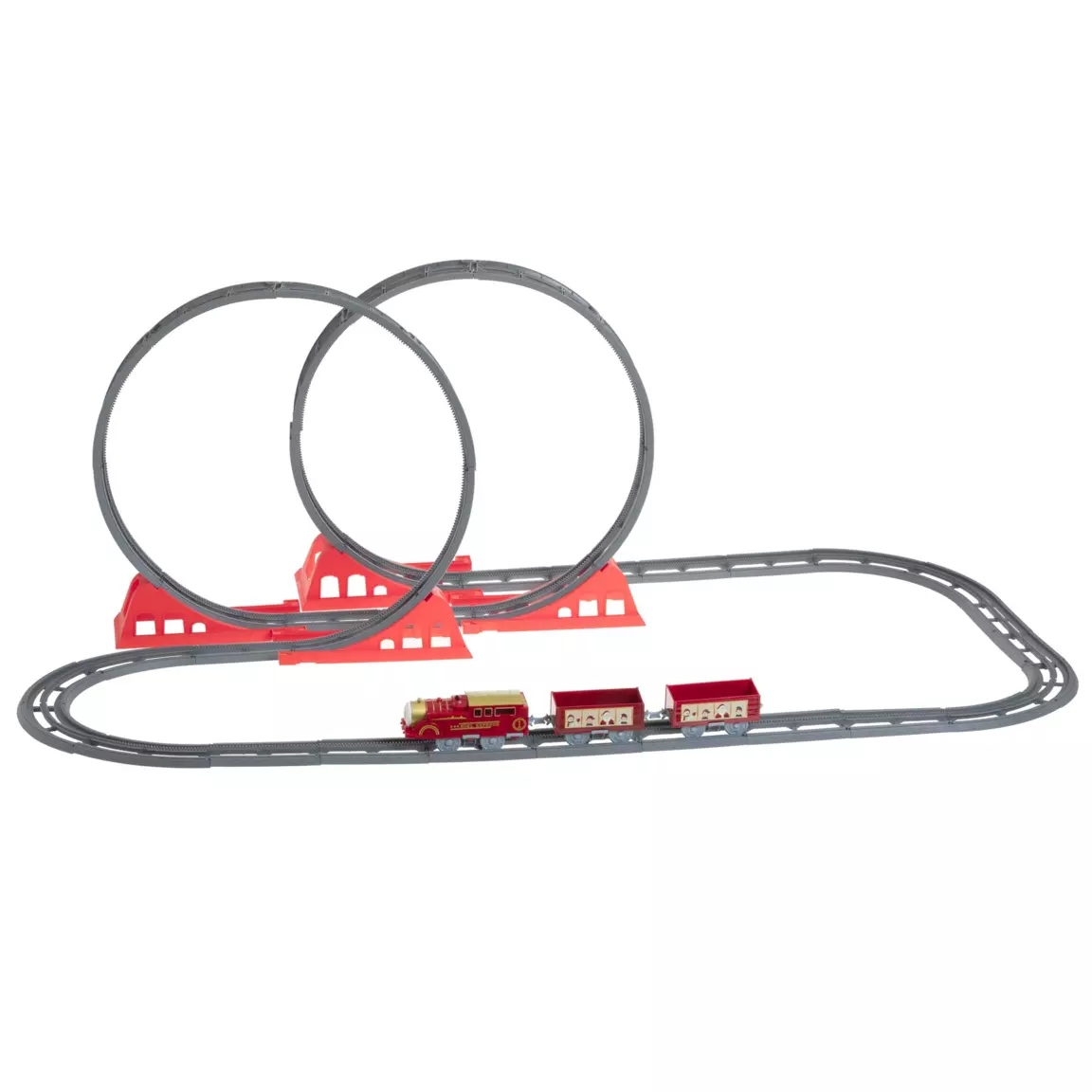 Train musical à piles (136 cm) Looping