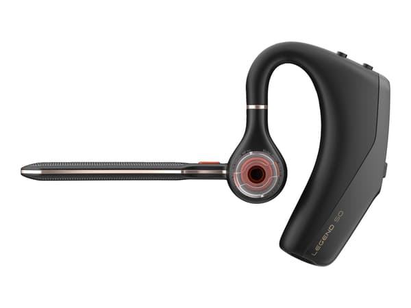 Poly Voyager Legend 50 - Hodesett - i øret - Bluetooth - trådløs - svart