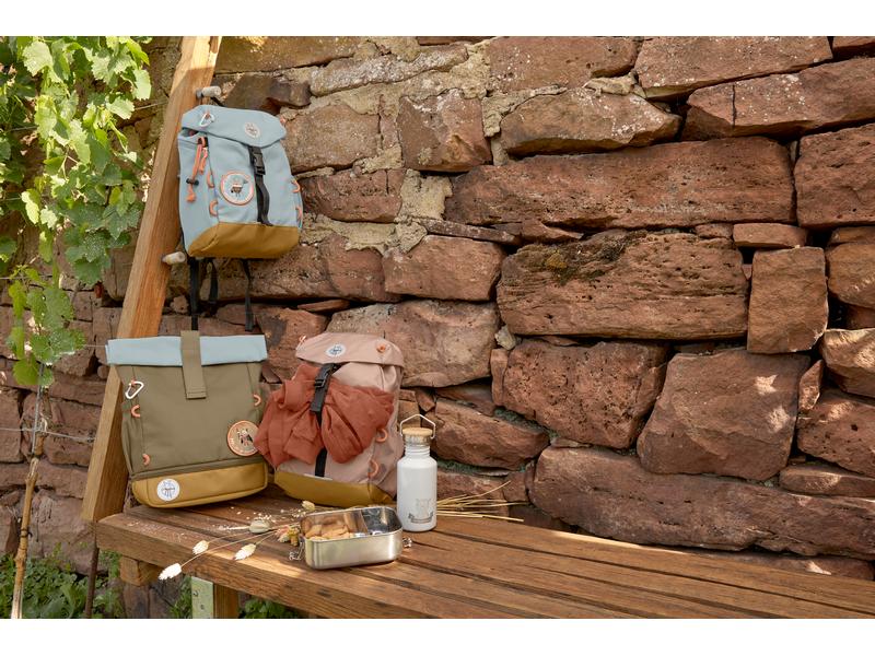 Lässig Rucksack Mini Backpack Outdoor Nature Haselnuss Wasserabweisender Kinderrucksack mit gepolsterten Schultergurten