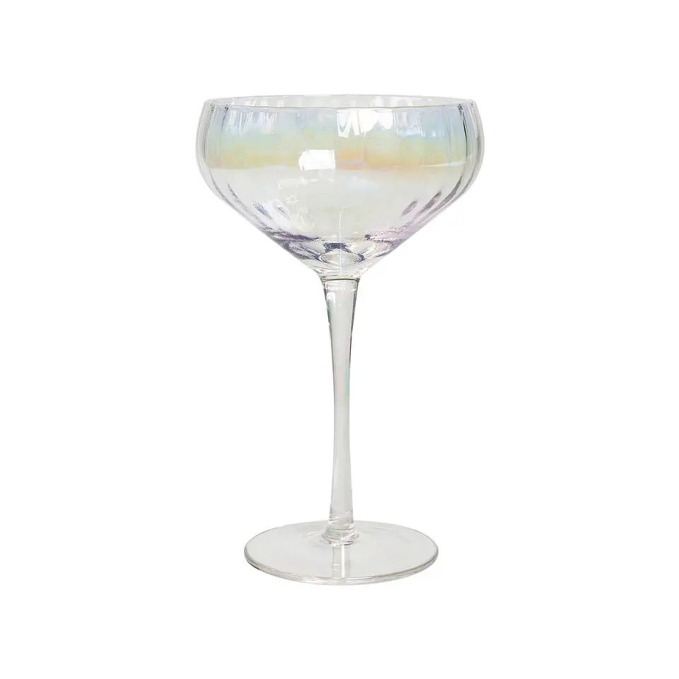 MORGANITE - Champagneglas set van 4 - Transparant - Glas