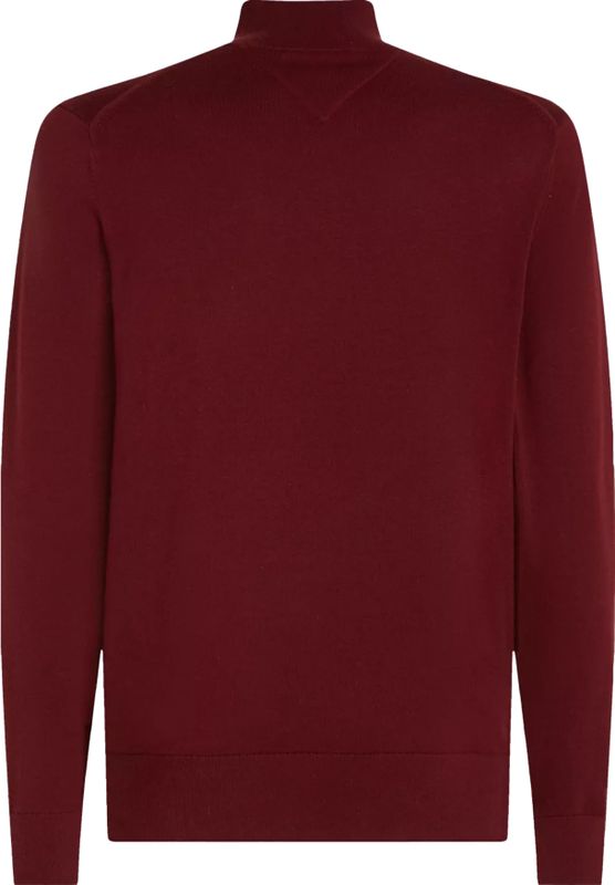 Tommy Hilfiger - Schipperstrui - Donkerrood - Katoen