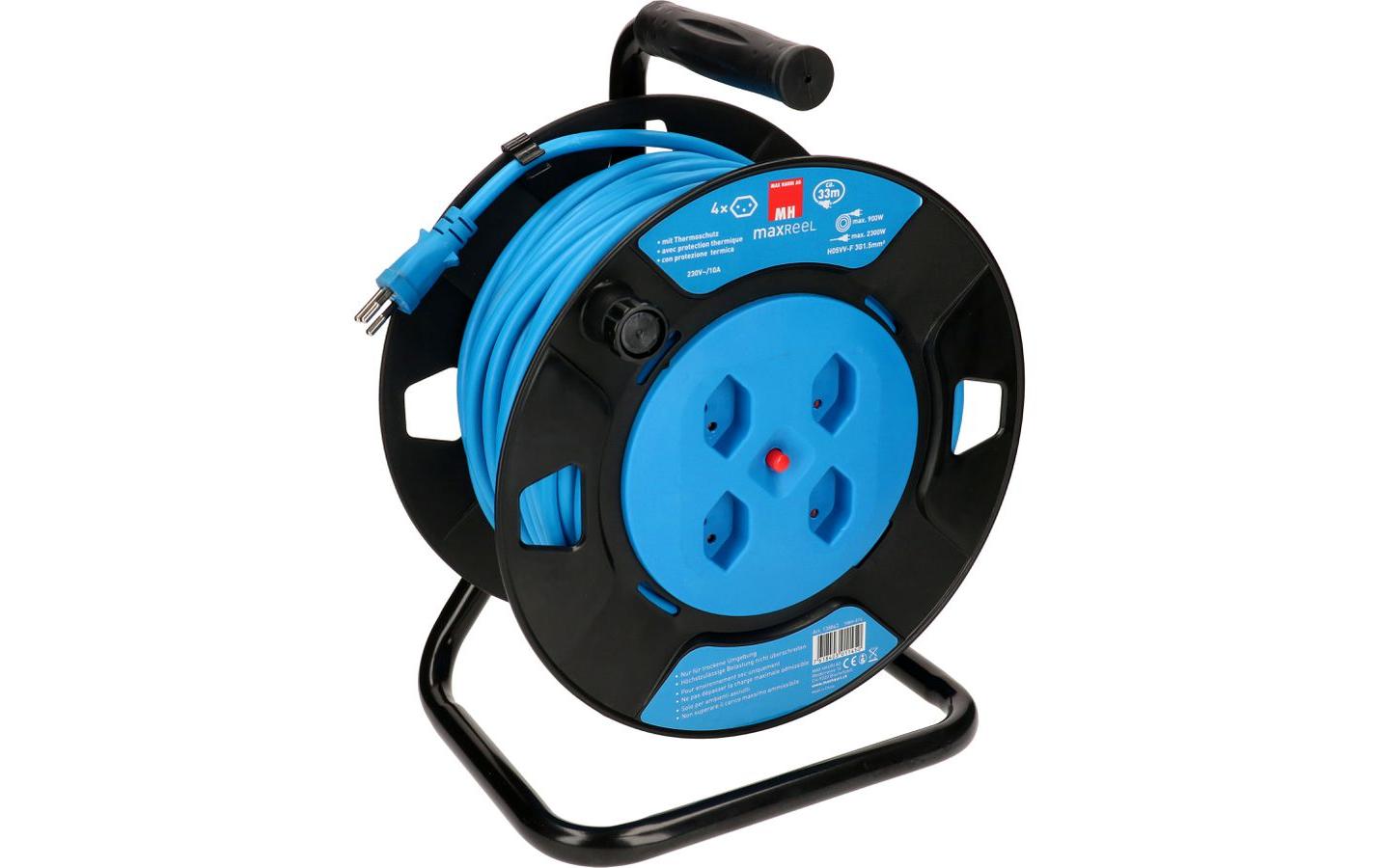 Kabelrolle V2 33 m BlauKabeltrommel