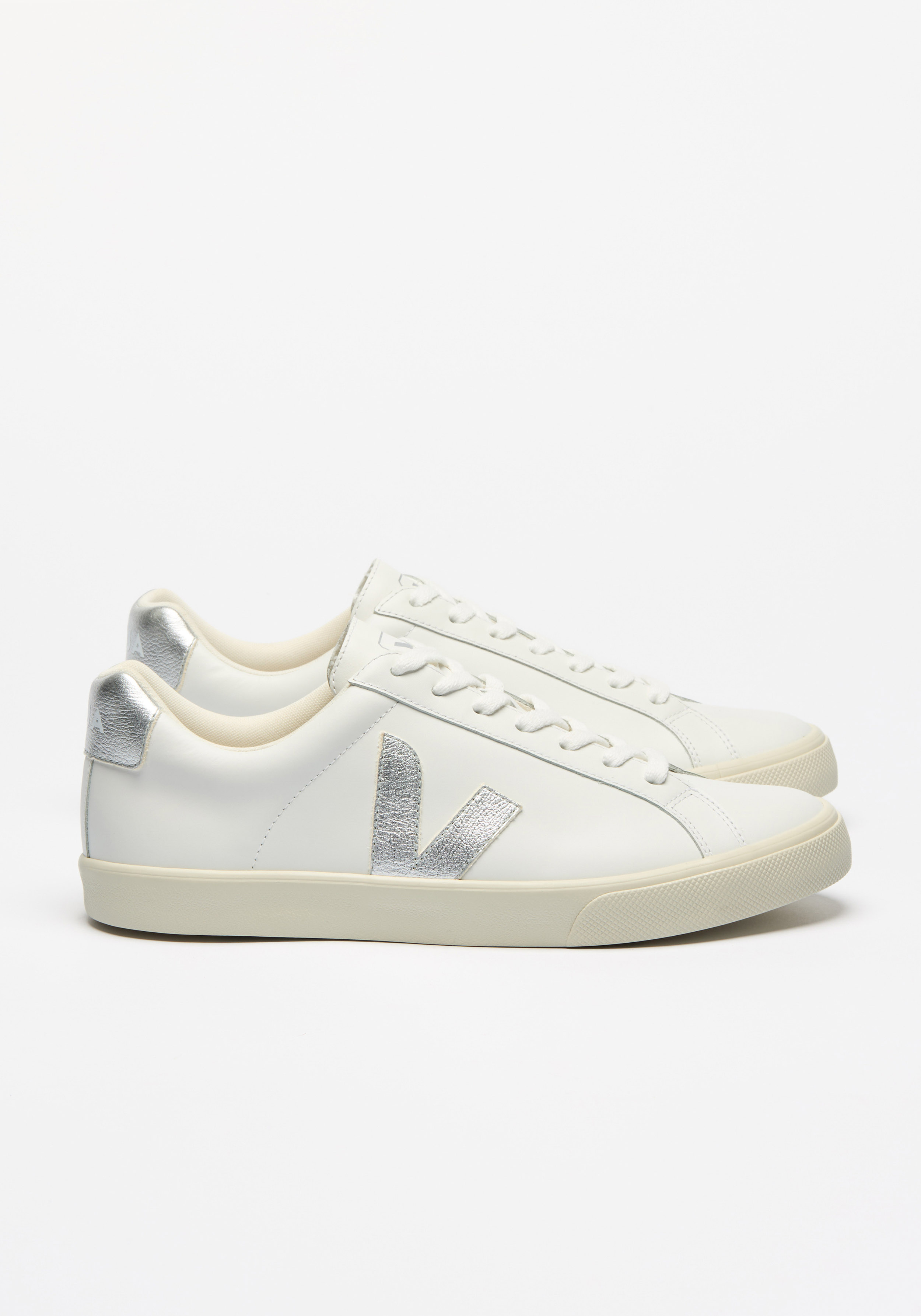 Veja Sneaker Esplar Leather Extra White Silver
