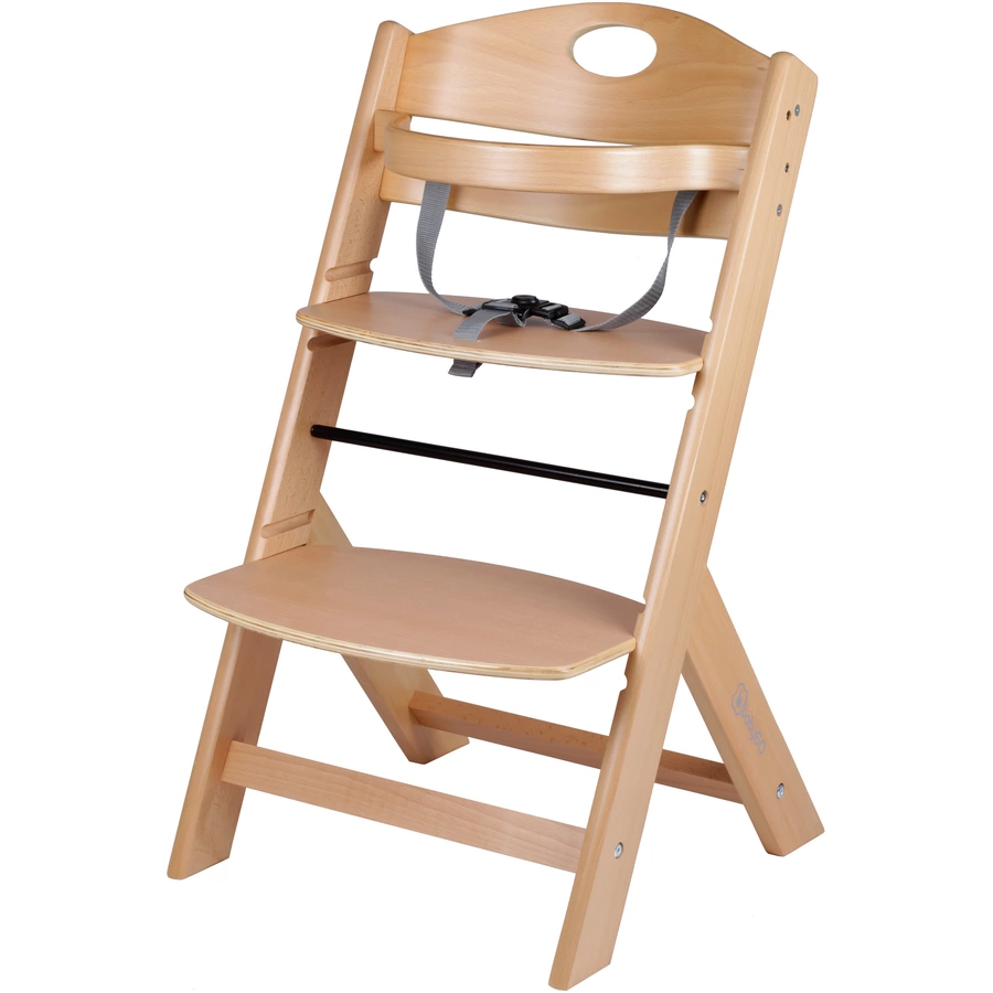 babyGO Hochhstuhl-Set Newborn Family Natur  Grey