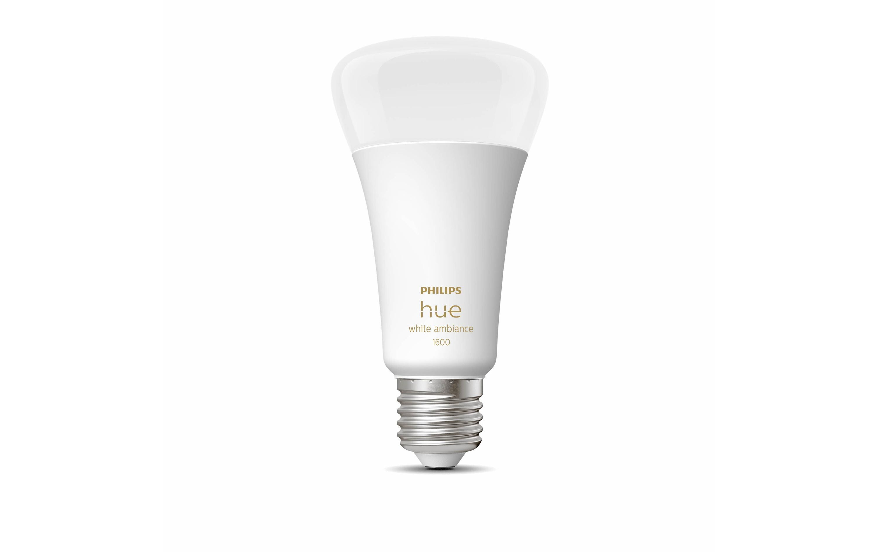 Leuchtmittel White Ambiance E27 Einzelpack 1600 lmPer Bluetooth steuerbares Hue E27-Leuchtmittel