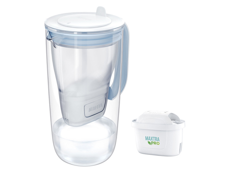 Glazen karaf met MAXTRA PRO ALL-IN-1 filterpatroon