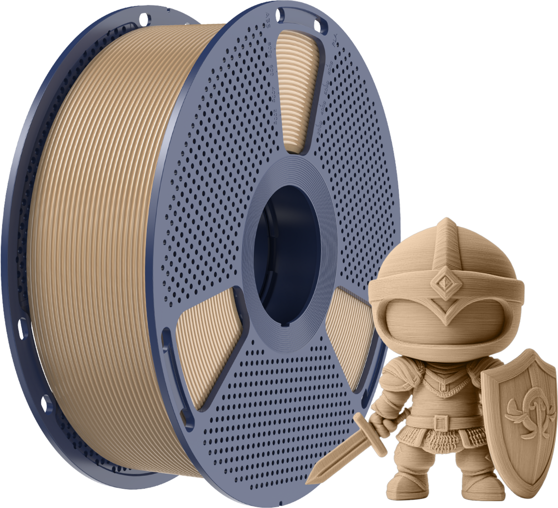 SUNLU  PLA+ Oak, 1,75 mm / 1000 g    Modifiziertes PLA Filament mit hoher Zähigkeit