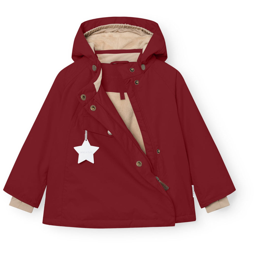 Køb Mini A ture Red Merlot Matwang Fleece Lined Winter Jacket. GRS