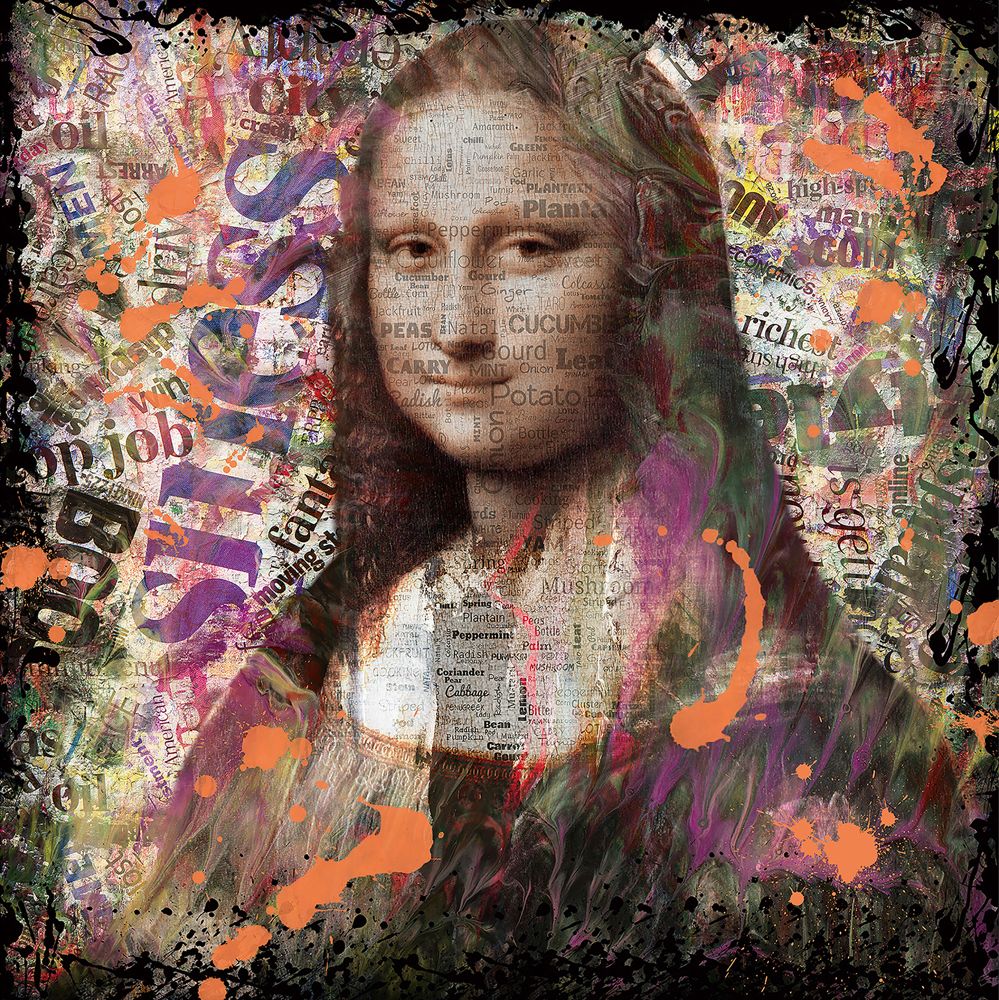 Glasbild MONA LISA